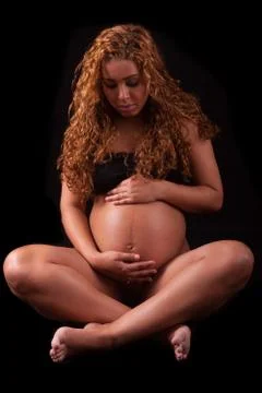 Expecting mother Stock Photos