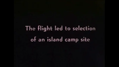 An expedition to Antarctica in the 1930's includes men hunting seals. 스톡 동영상 101240353