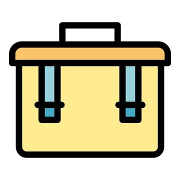 Expedition box icon vector flat Illustrazione stock