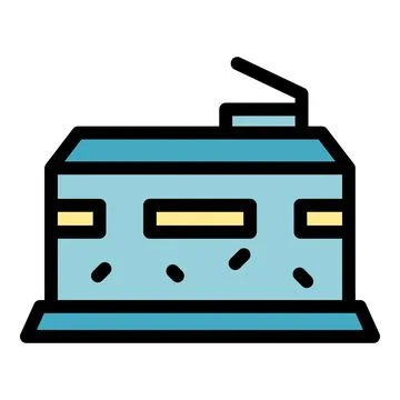 Expedition box icon vector flat Illustrazione stock