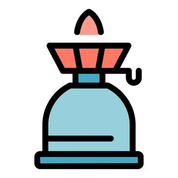 Expedition lamp icon vector flat Illustrazione stock