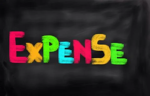 Expense Concept Illustrazione stock