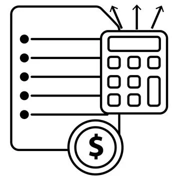Expense icon. Expense Tracking sign. Expense Management symbol. Stock Illustration