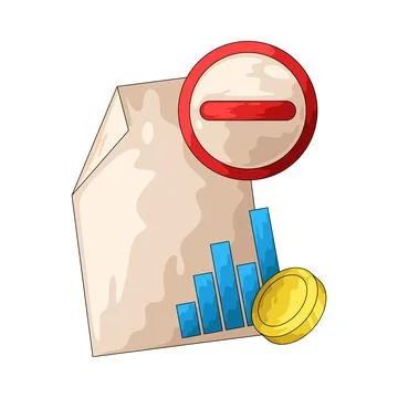 Expense illustration Stock Illustration