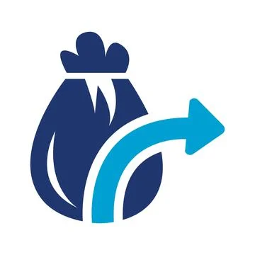 Expense or Cost icon vector Illustration Stock Illustration