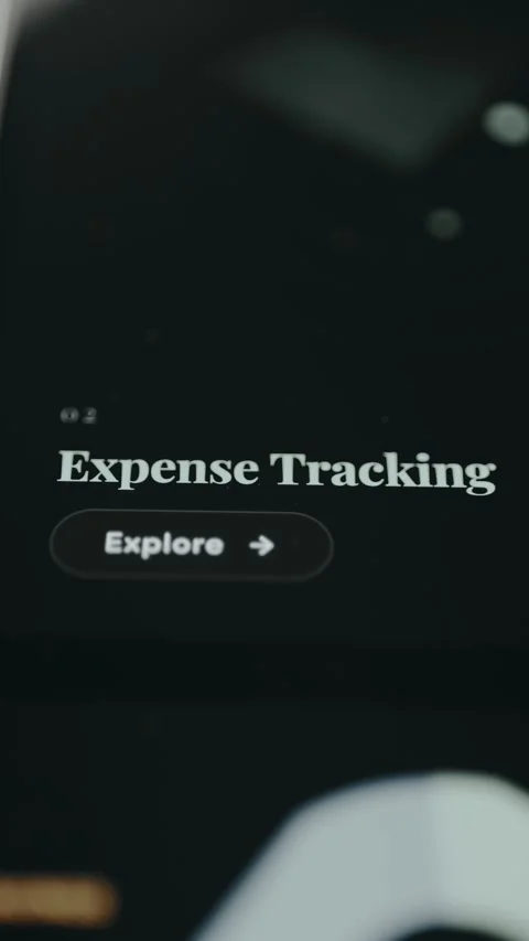Expense Tracking feature, financial management Stock Footage 332064227