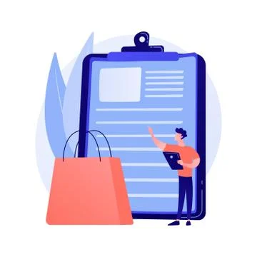 Expenses calculation vector concept metaphor Illustrazione stock