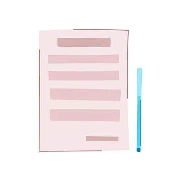Expenses financial statement cartoon vector illustration Stock Illustration