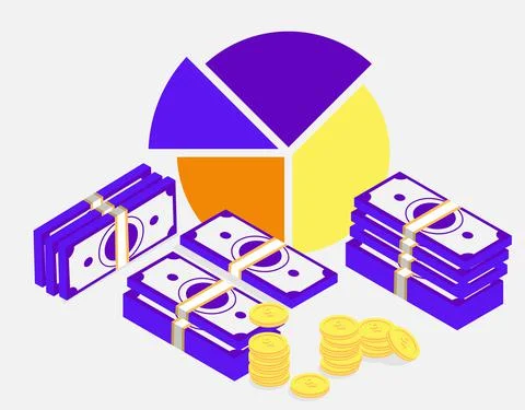 Expenses Vector Illustration Flat Design Stock Illustration