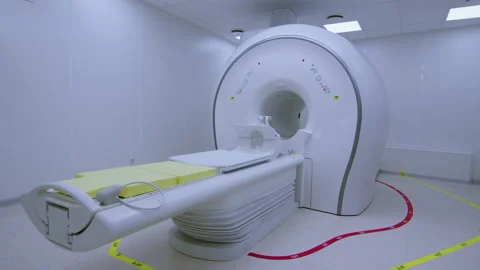 An expensive and modern MRI machine without people. Computed tomography Видео 224055914