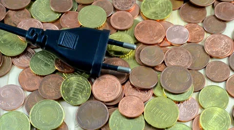 Expensive electricity Stock Footage 22915437