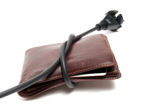 Expensive electricity Foto stock