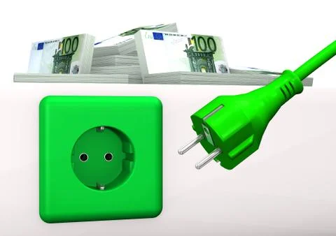 Expensive energy Stock Illustration
