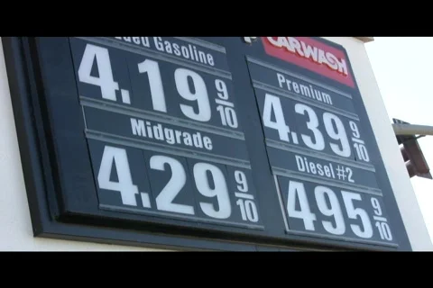 Expensive Fuel Stock Footage 148591