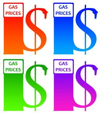 Expensive fuel Stock Illustration