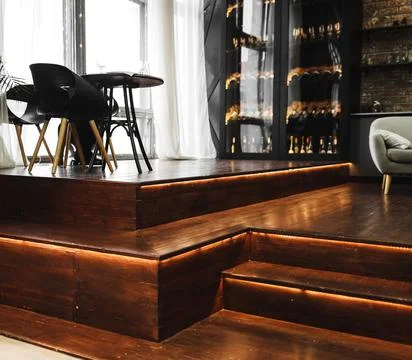 Expensive loft style interior Stock Photos