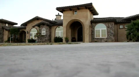 Expensive Luxury Home Stock Footage