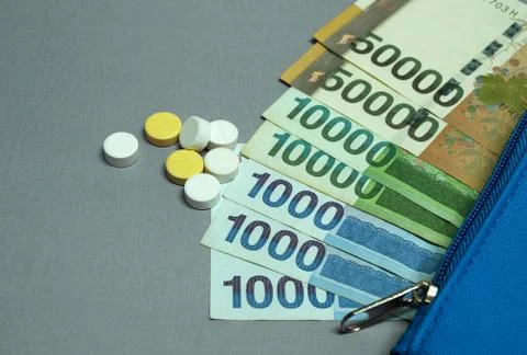 Expensive medicine Stock Photos