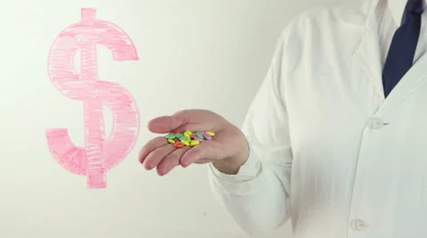An Expensive Pills Stock Footage 62332197