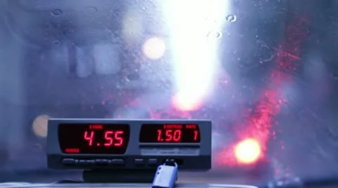 Expensive Taxi Stock Footage 22795430
