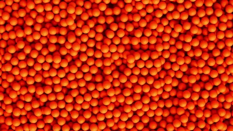 Experience the allure of a serene abstract background adorned with tiny orange Stock Footage 259939632