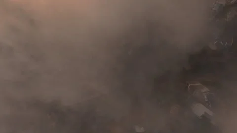 Experience a breathtaking 4K sunrise over Malibu as captured by an FPV drone Stock Footage 280955470