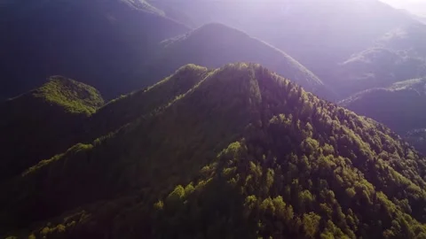 Experience the breathtaking aerial views showcasing serene and picturesque Stock-Footage 293708597