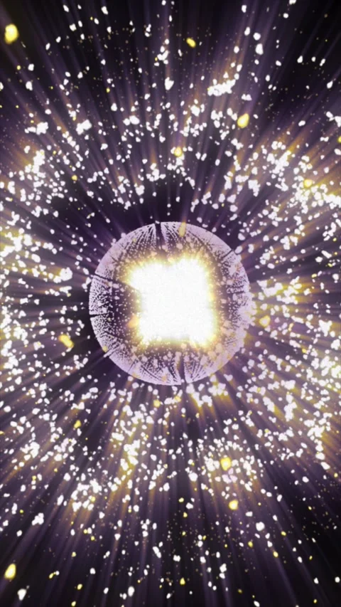 Experience the breathtaking beauty of a cosmic explosion Video stock 311545389