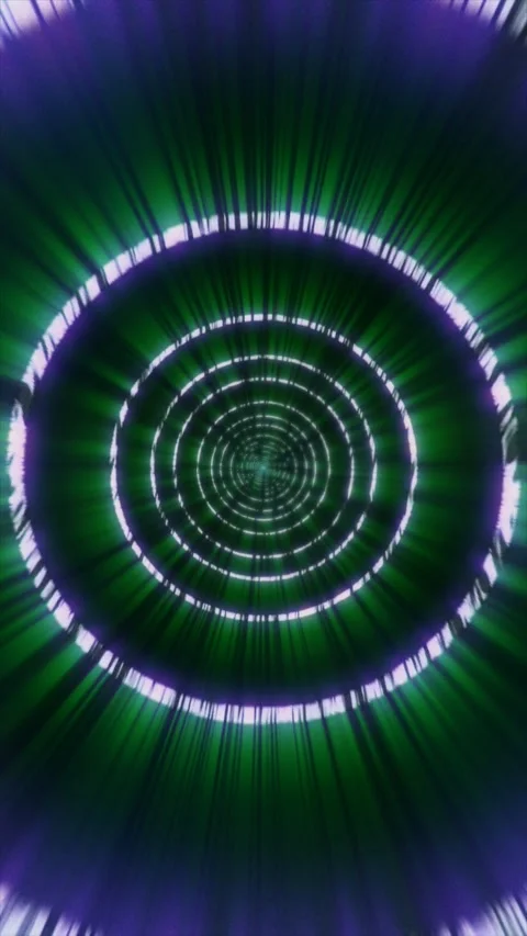 Experience captivating movement through swirling green shapes Stock Footage 314316399