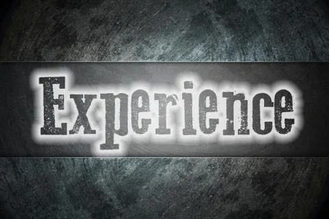 Experience concept Stock Illustration