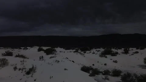 Experience in the desert content creators man and woman capturing the momen.. Stock Footage 275103944