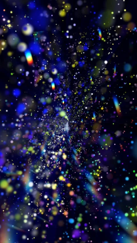 Experience dynamic movement of swirling colors and sparkling effects Stock Footage 314659132