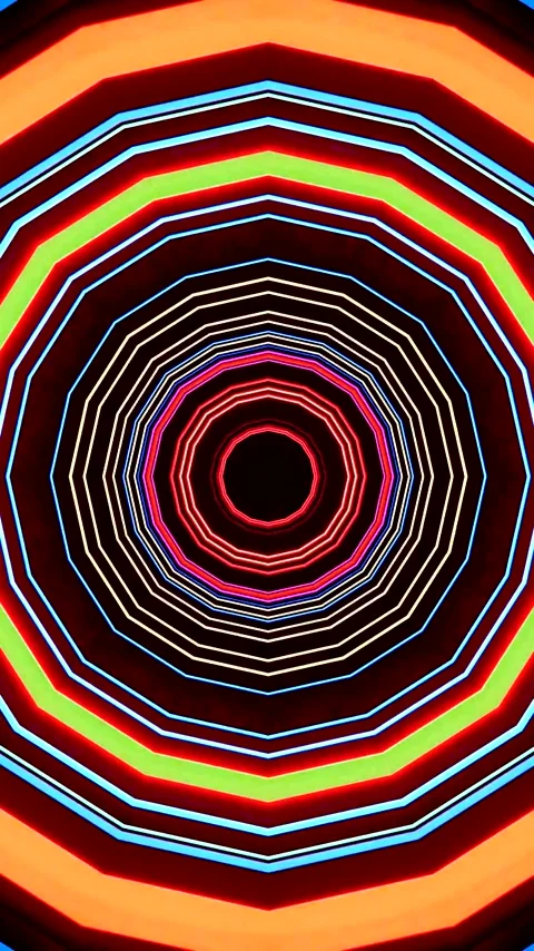 Experience a dynamic tunnel of light in this seamless looping visuals perfe.. Stock Footage 321563856