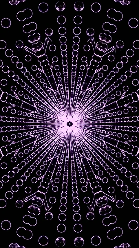 Experience dynamic tunnel visualization with seamless looping for immersive.. Video stock 321565598