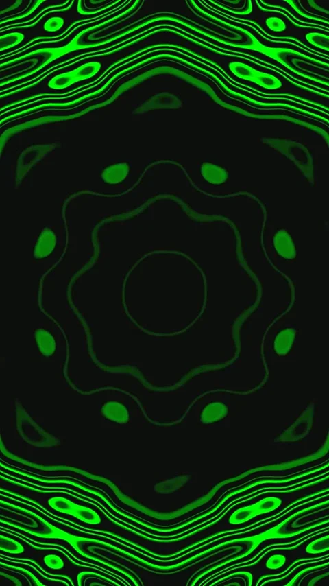 Experience energizing tunnel visuals with seamless loops in vibrant green h.. Video stock 321564341
