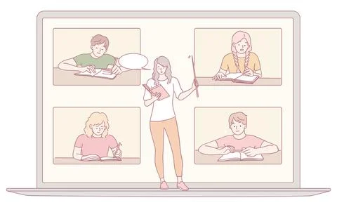 Experience an Engaging and Interactive Online Learning Environment via Virtual Stock Illustration