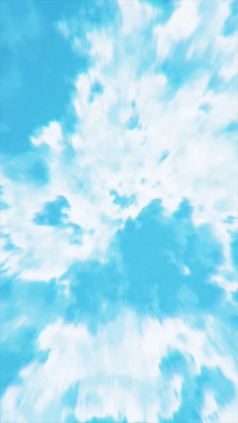 Experience fast flight through a beautiful clear blue sky Stock Footage 329378688