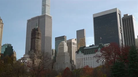 Experience the iconic and breathtaking New York City Skyline, featuring the 動画素材 295079844