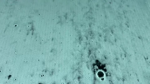 Experience a mesmerizing car wash from the windshield perspective Stock-Footage 314363706