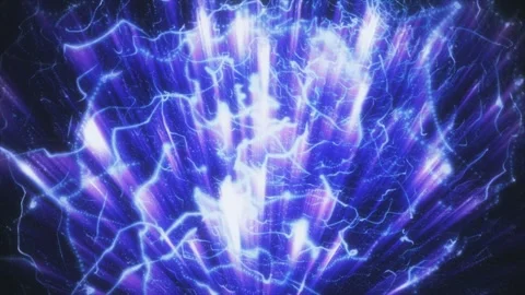 Experience a mesmerizing display of abstract animation with flowing blue lights Stock Footage 317315654