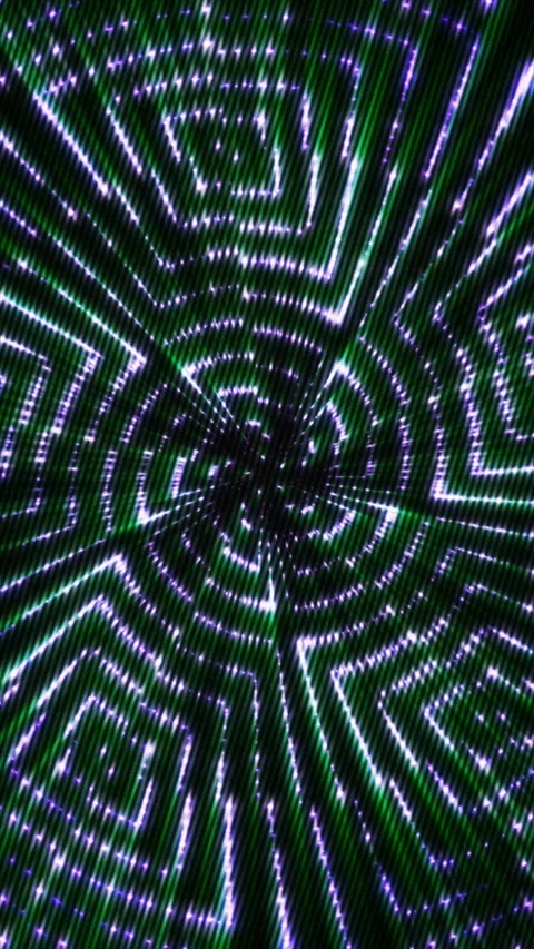 Experience a mesmerizing display of abstract motion with swirling patterns Stock Footage 313660965