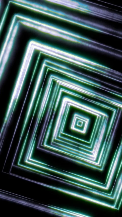 Experience a mesmerizing display of swirling geometric shapes Stock Footage 311951082