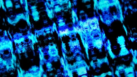 Experience the mesmerizing interplay of blue light and water Stock Footage 304273063