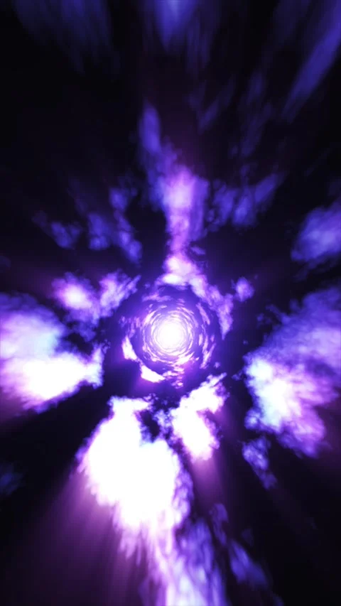 Experience the mesmerizing swirl of a purple vortex Stock Footage 311649713