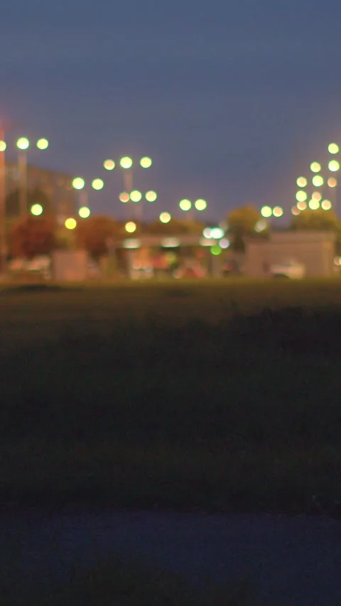 Experience nighttime athleticism with workouts under the stars Stock Footage 317340598