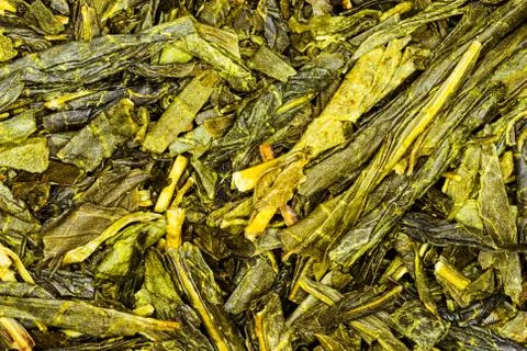 Experience the refreshing taste of high quality studio shot green tea from Long Foto stock