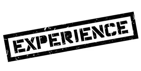 Experience rubber stamp Stock Illustration