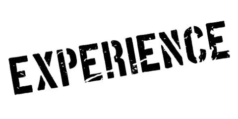 Experience rubber stamp Stock Illustration
