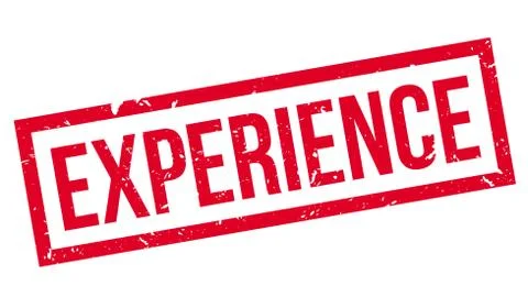 Experience rubber stamp Stock Illustration