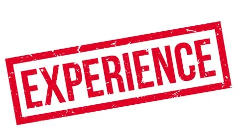Experience rubber stamp Stock Illustration
